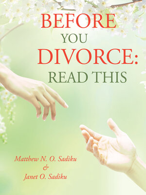 cover image of Before You Divorce
